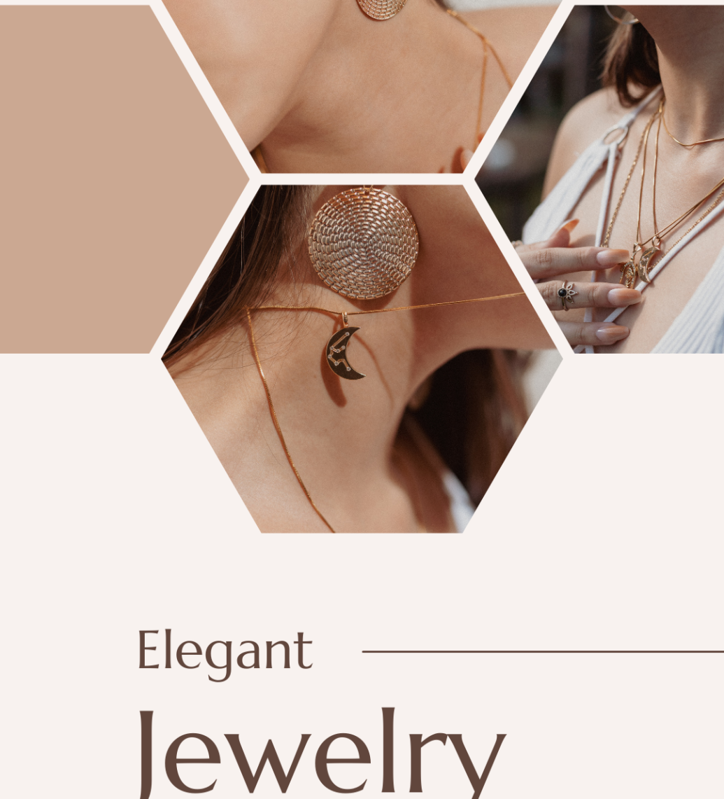 Beige and Brown Elegant Jewelry Promo Your Story